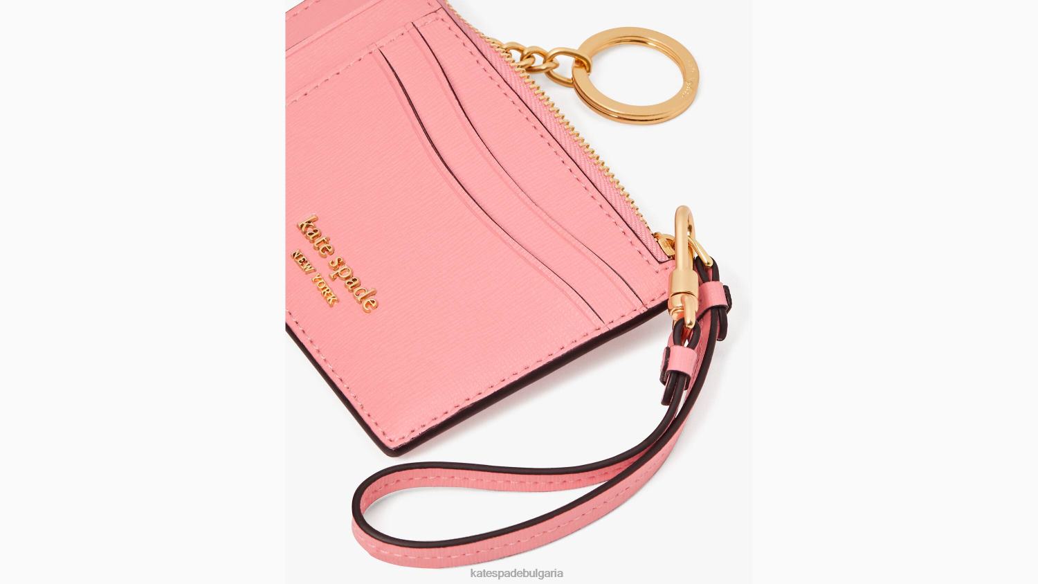 аксесоари Kate Spade морган калъф за карти гривна сьомга розово Жени 2N00B371