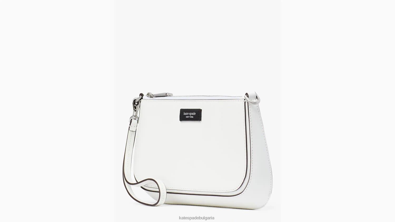 аксесоари Kate Spade кожена мини чанта sam icon истинско бяло Жени 2N00B174