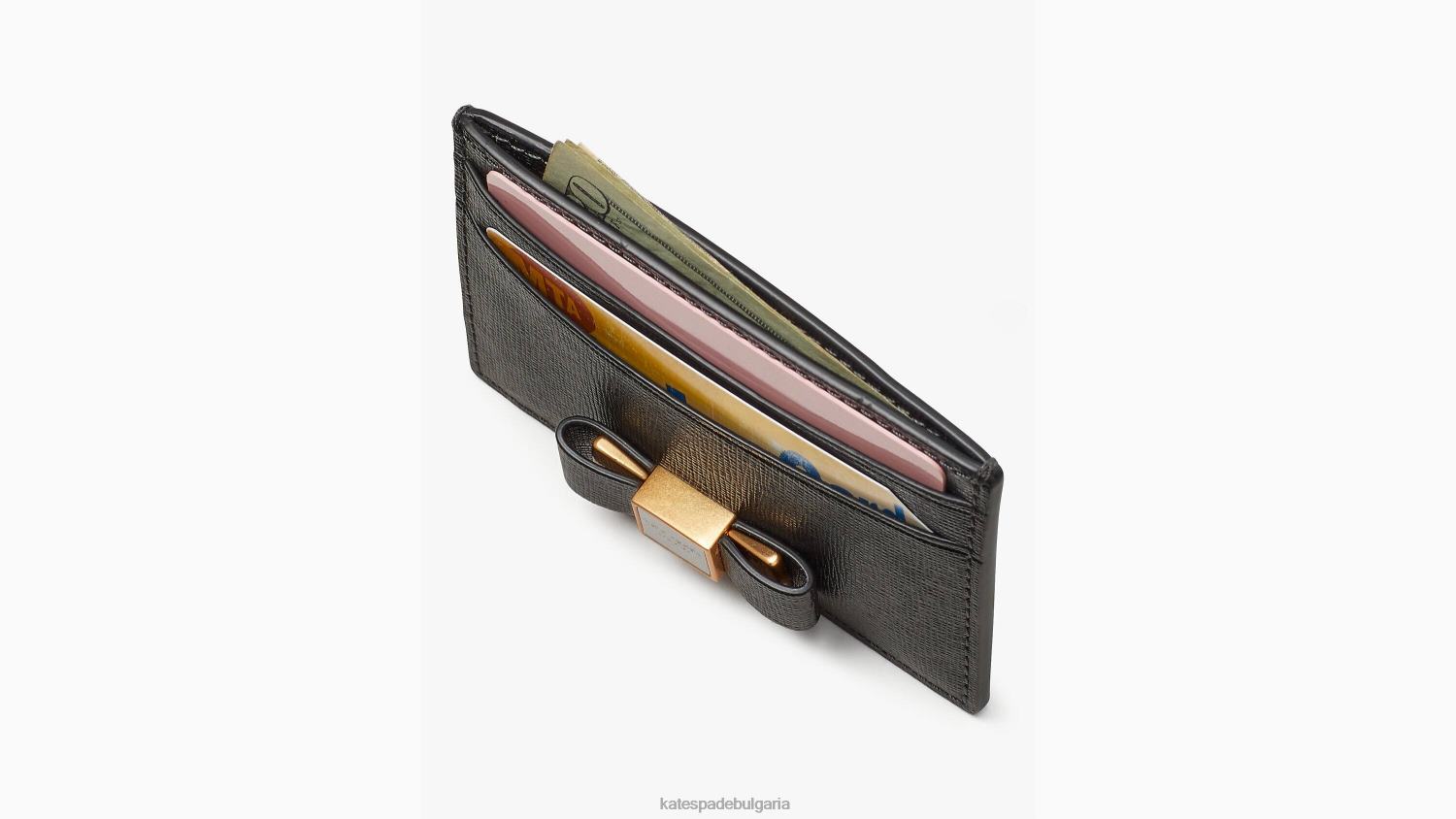 аксесоари Kate Spade картодържател с украсен лък Морган пергамент Жени 2N00B433