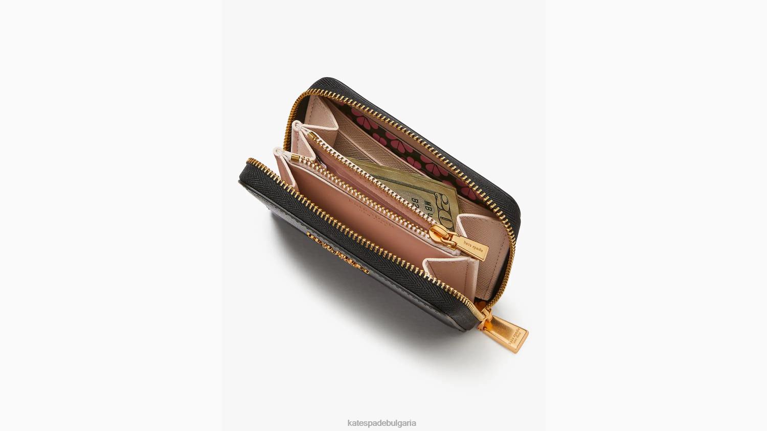 аксесоари Kate Spade морган кутия за карти с цип черен Жени 2N00B408