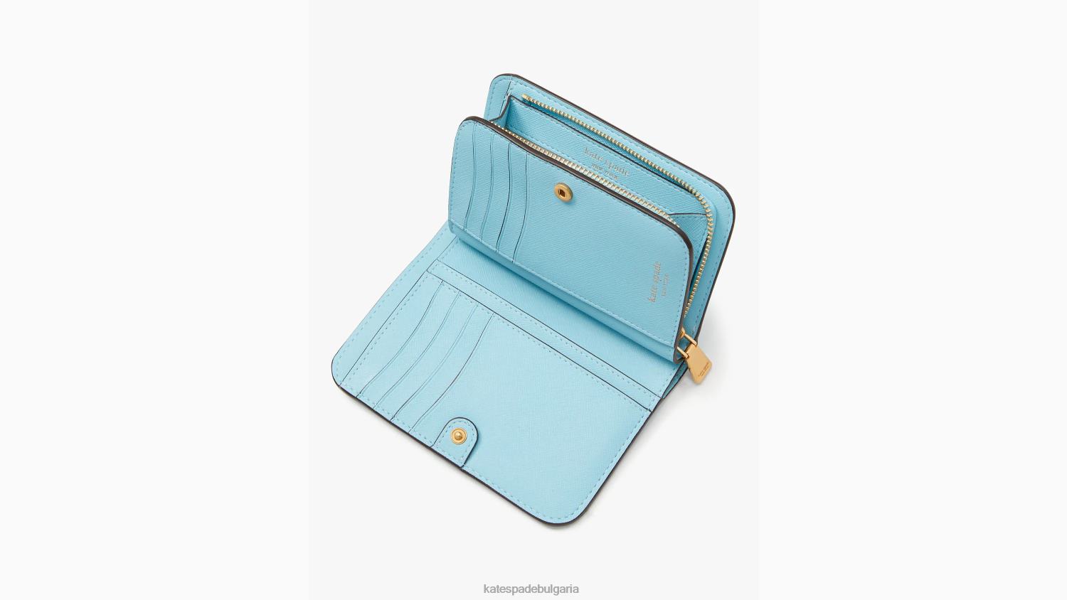 аксесоари Kate Spade компактен портфейл morgan перфектен басейн Жени 2N00B365