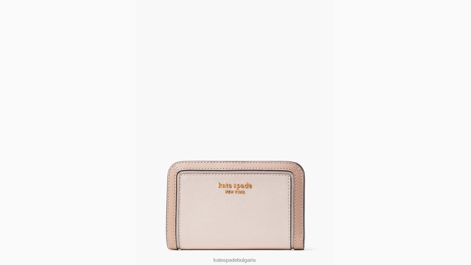 аксесоари Kate Spade компактен портфейл morgan colorblocked блед дрян мулти Жени 2N00B449