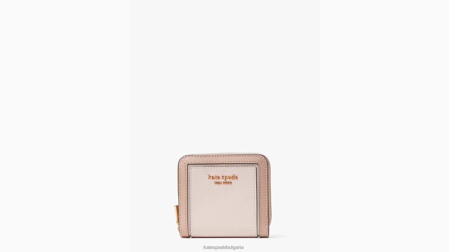 аксесоари Kate Spade малък компактен портфейл morgan colorblocked блед дрян мулти Жени 2N00B458