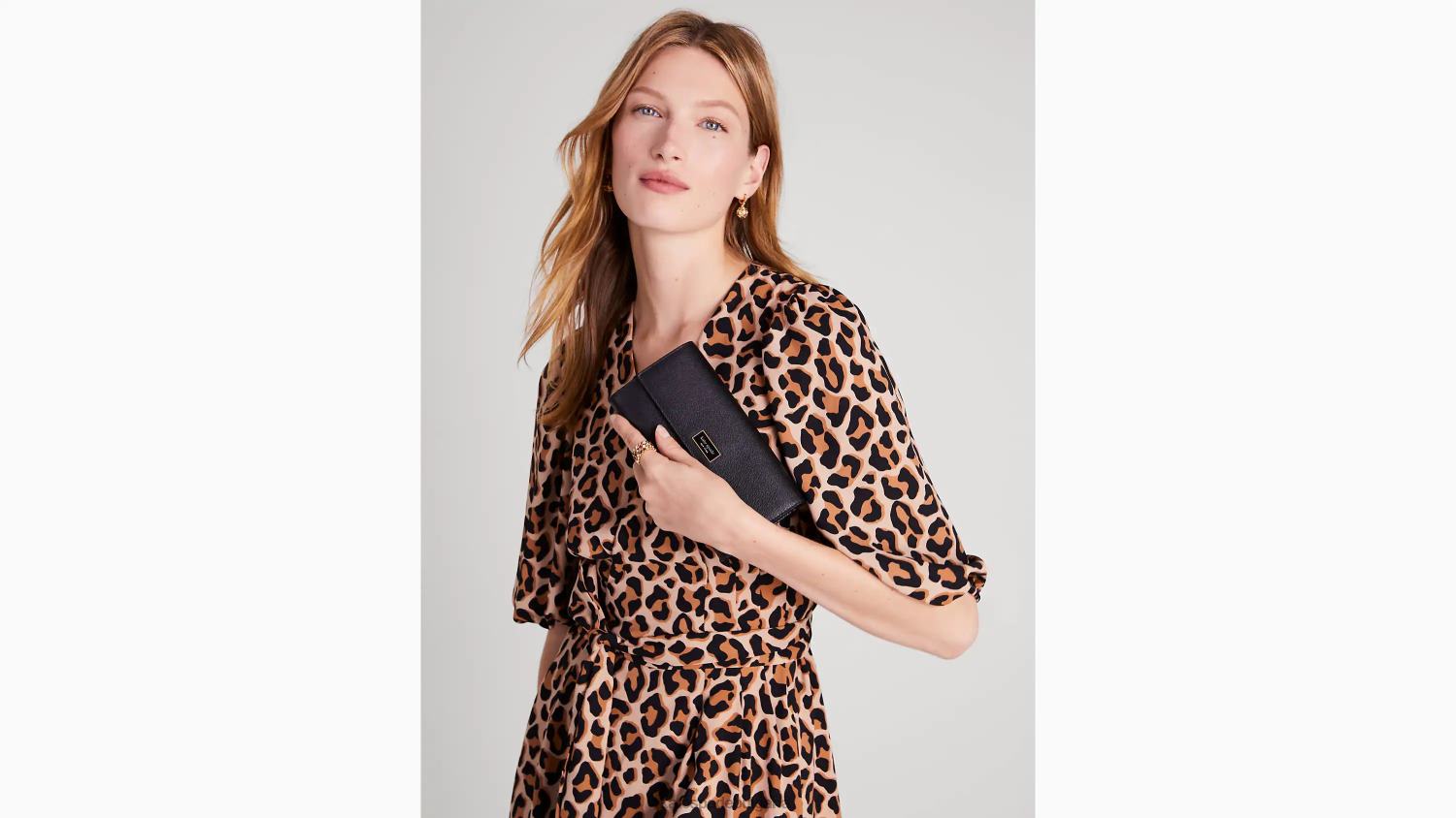 аксесоари Kate Spade континентален портфейл katy с капак през тяло черен Жени 2N00B324