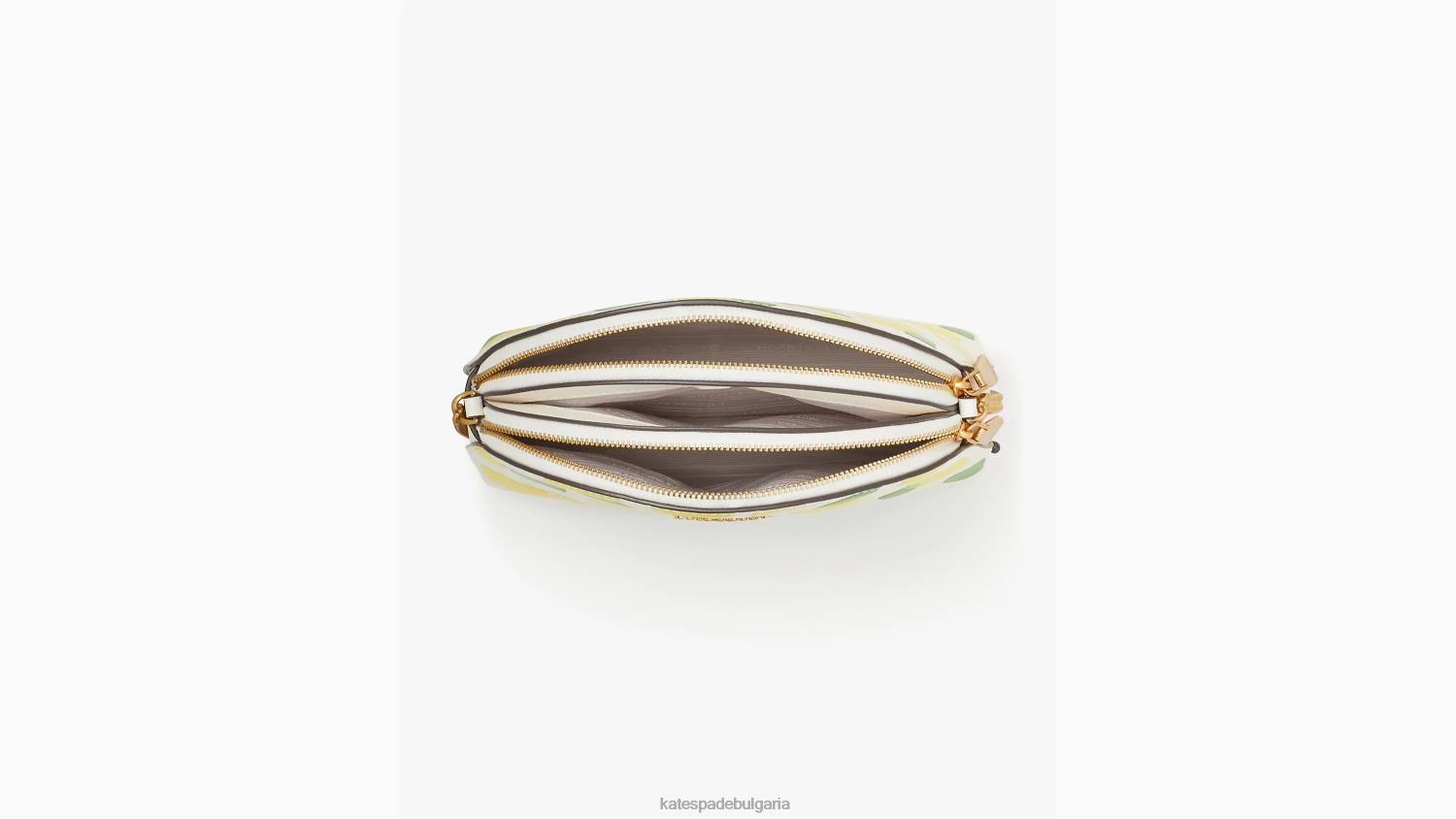 аксесоари Kate Spade morgan lemon toss релефно кръстосано тяло с купол с двоен цип пергамент мулти Жени 2N00B120