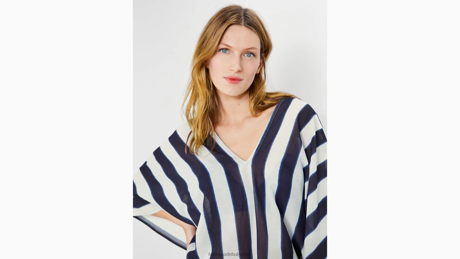 облекло Kate Spade покривен кафтан с тента богат военноморски мулти Жени 2N00B805