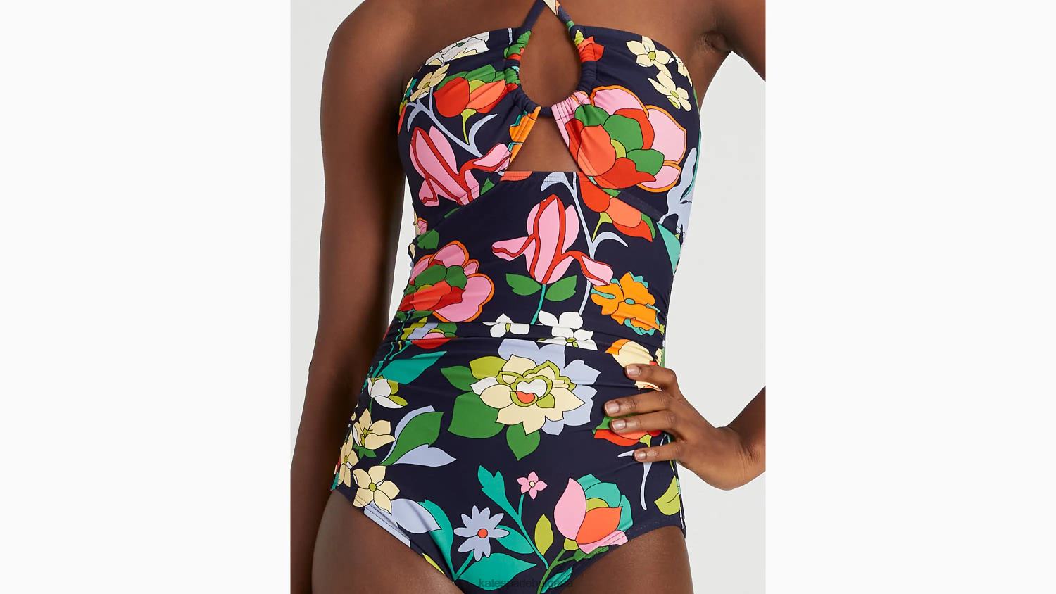 облекло Kate Spade цветна леха бандо едно парче сако синьо Жени 2N00B781