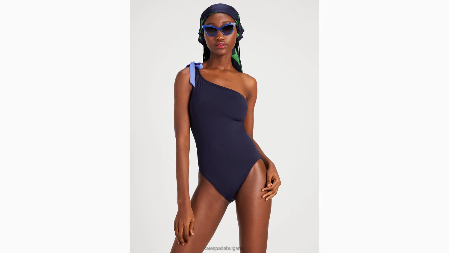 облекло Kate Spade цветен блок едно рамо едно парче сако синьо Жени 2N00B785