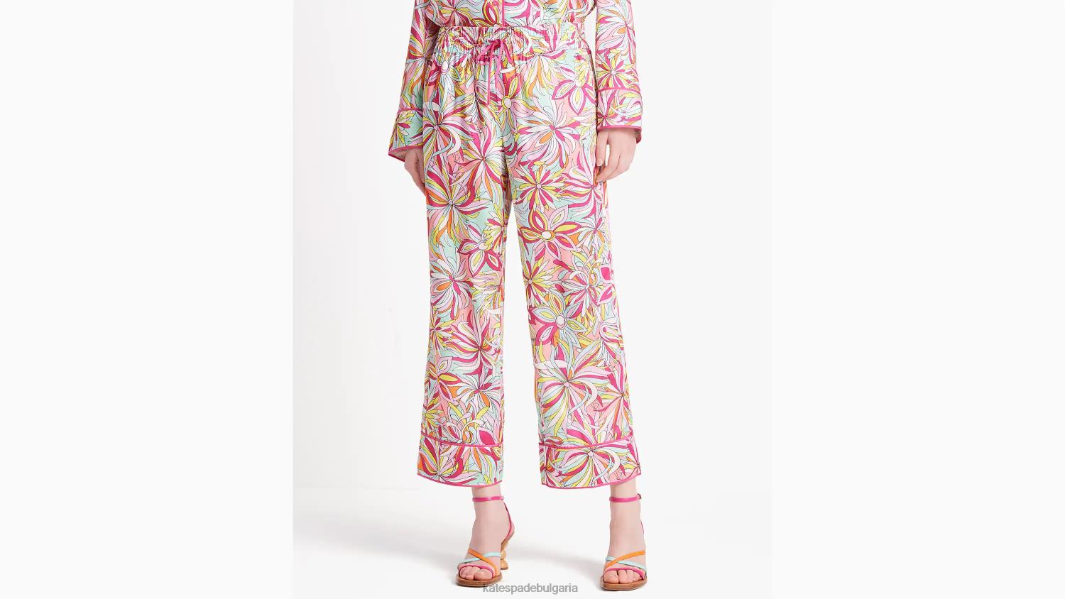 облекло Kate Spade панталон за след часове на цветя с анемония конфитюр от рози мулти Жени 2N00B681