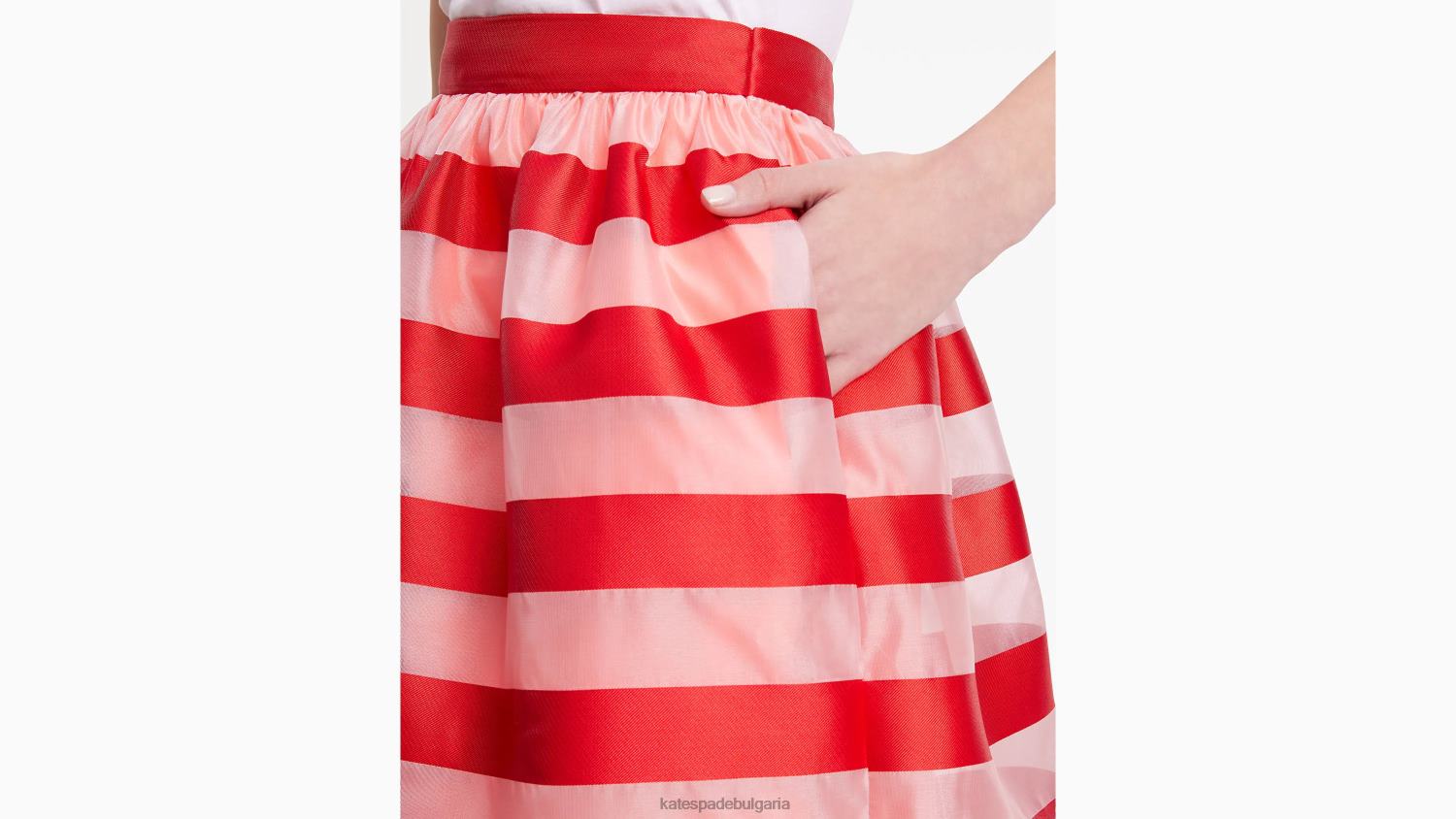 облекло Kate Spade миди пола от органза с тента морска звезда/калинка Жени 2N00B711