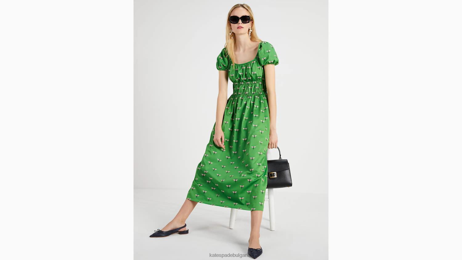 облекло Kate Spade рокля на водно конче Ривиера кс зелено Жени 2N00B736