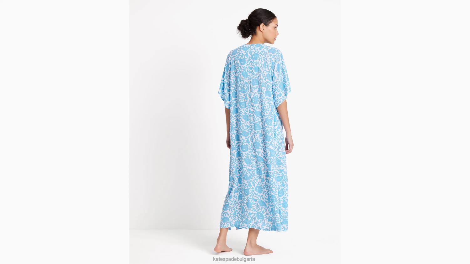 облекло Kate Spade коралов морски кафтан коралово синьо Жени 2N00B815