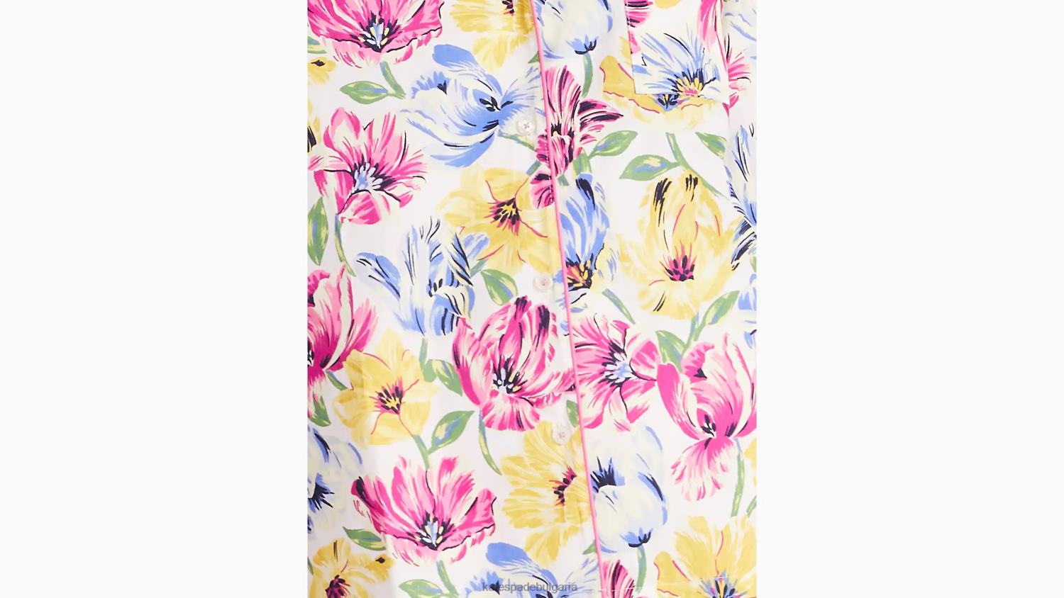 облекло Kate Spade дълъг пиж комплект рисувани лалета Жени 2N00B826