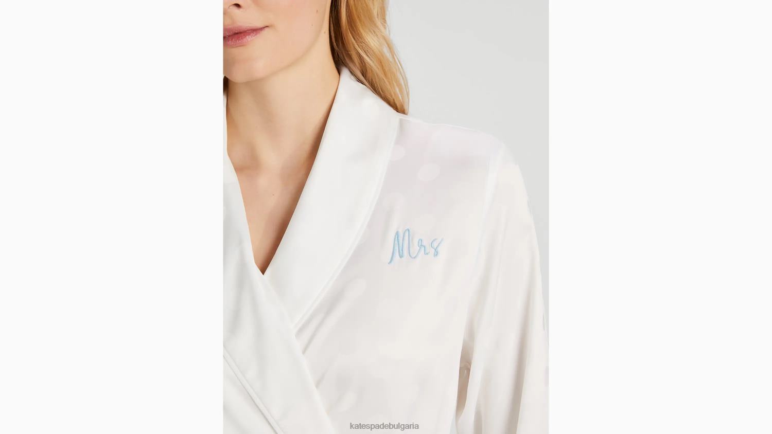 облекло Kate Spade госпожа халат бяла точка Жени 2N00B835