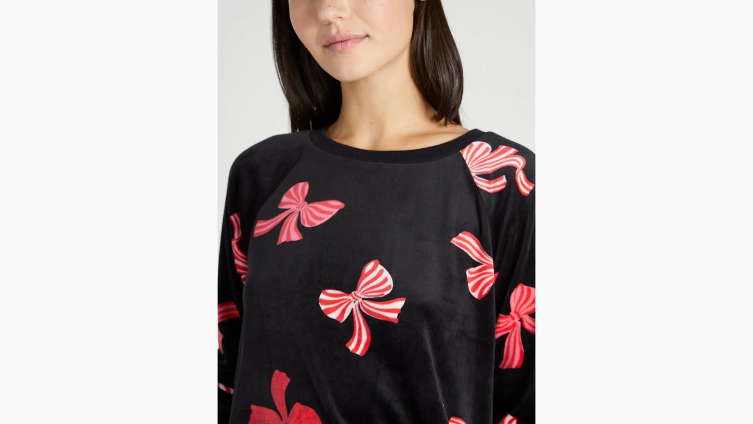 облекло Kate Spade джогинг комплект от велур щампа за хвърляне на панделка Жени 2N00B872