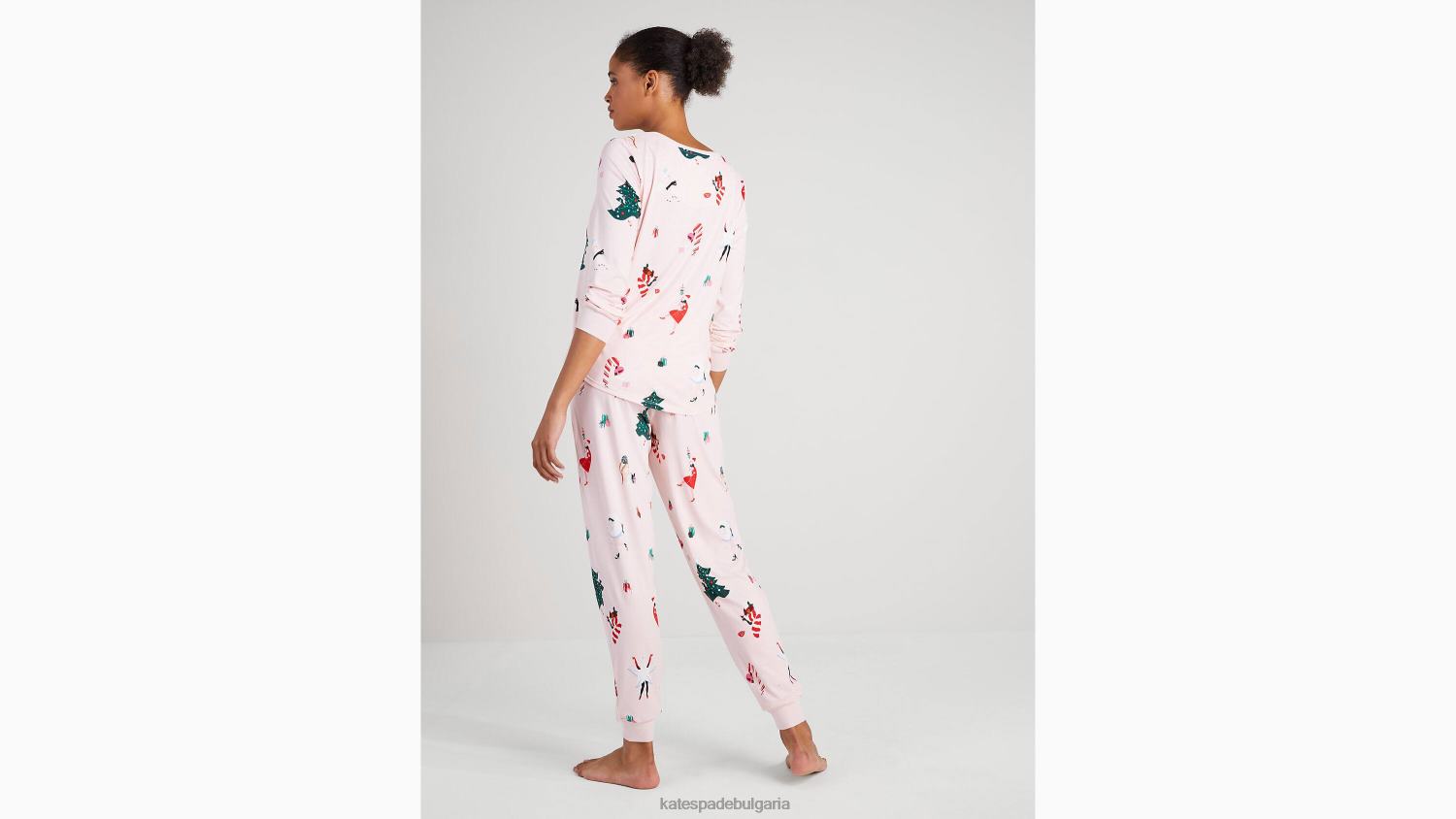 облекло Kate Spade комплект за джогинг pj щампа за костюмирано парти Жени 2N00B854