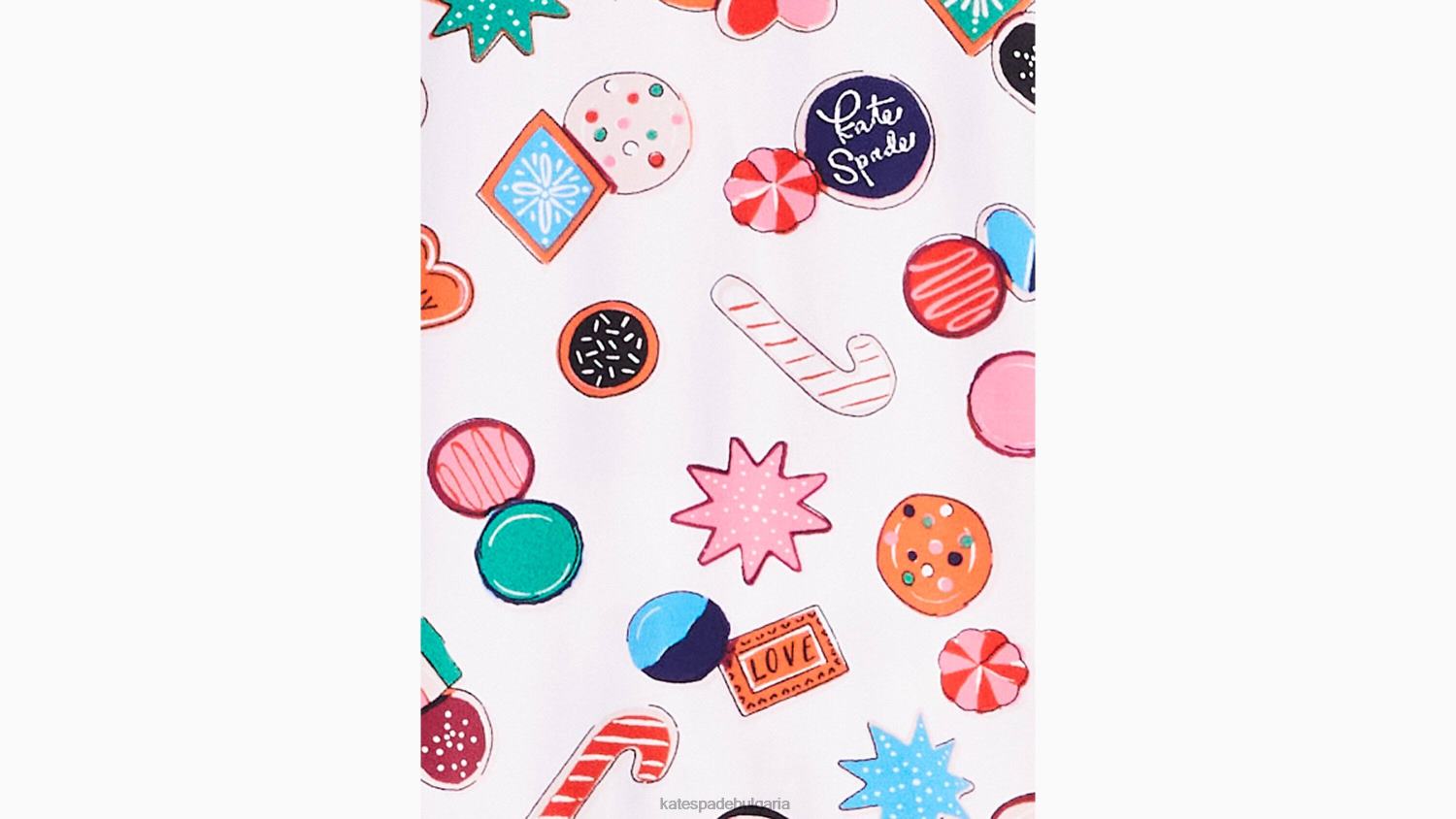 облекло Kate Spade комплект за джогинг pj принт празничен дух Жени 2N00B855