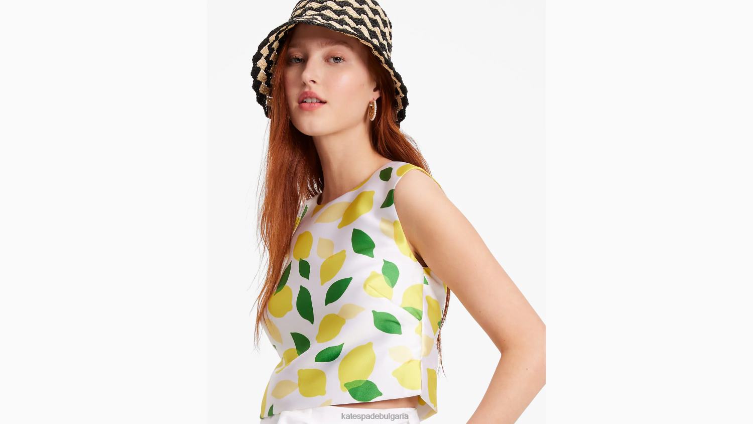 облекло Kate Spade хвърляне на лимон черупка от микадо сметана Жени 2N00B714