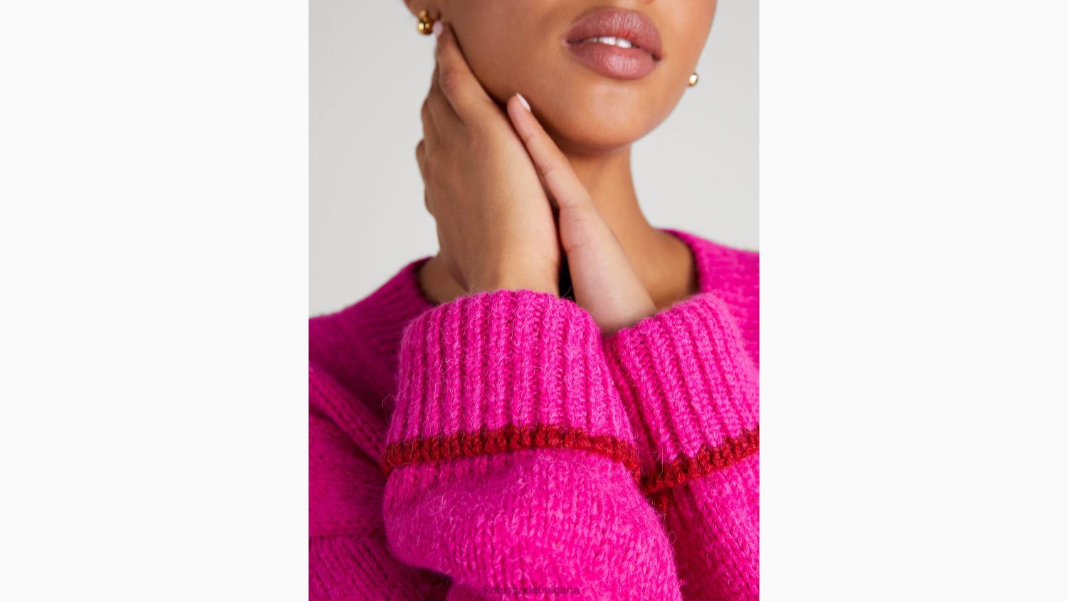 облекло Kate Spade пуловер с V-образно деколте ярки орлови нокти Жени 2N00B882