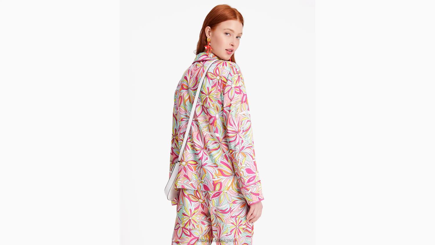 облекло Kate Spade риза след работно време с цветя на анемония конфитюр от рози мулти Жени 2N00B688