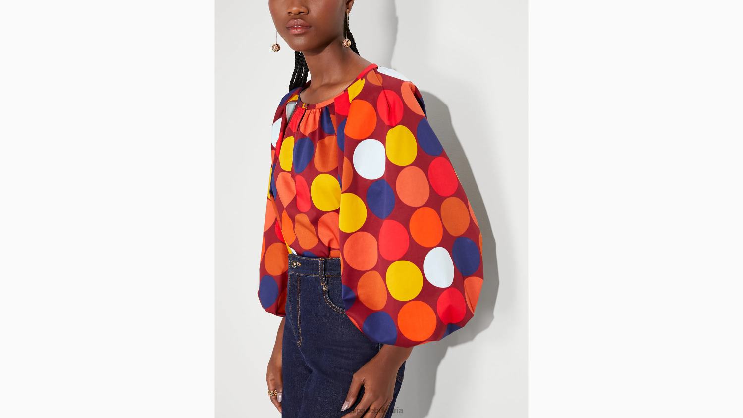 облекло Kate Spade парти поплин на точки мулти Жени 2N00B895