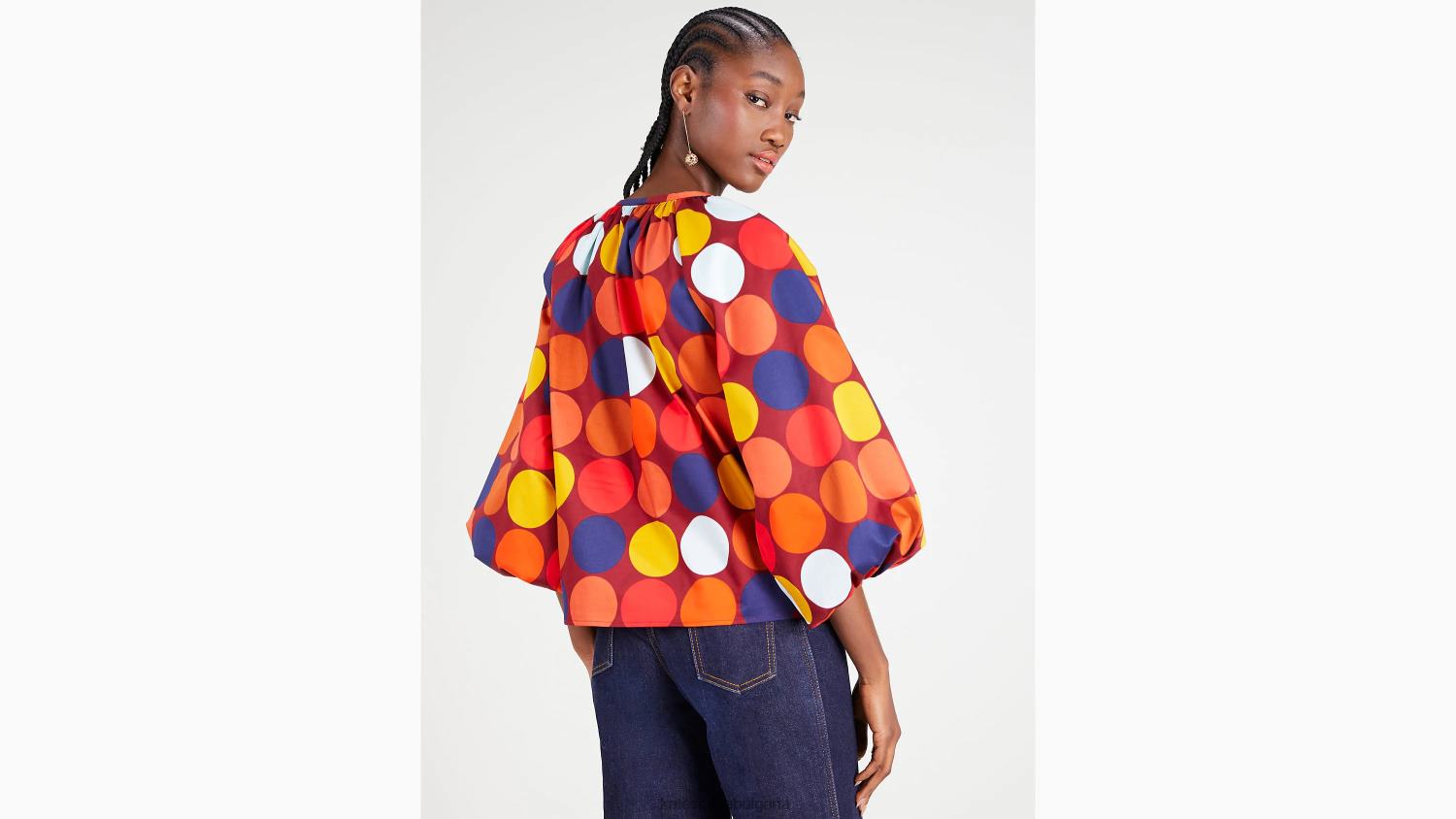 облекло Kate Spade парти поплин на точки мулти Жени 2N00B895