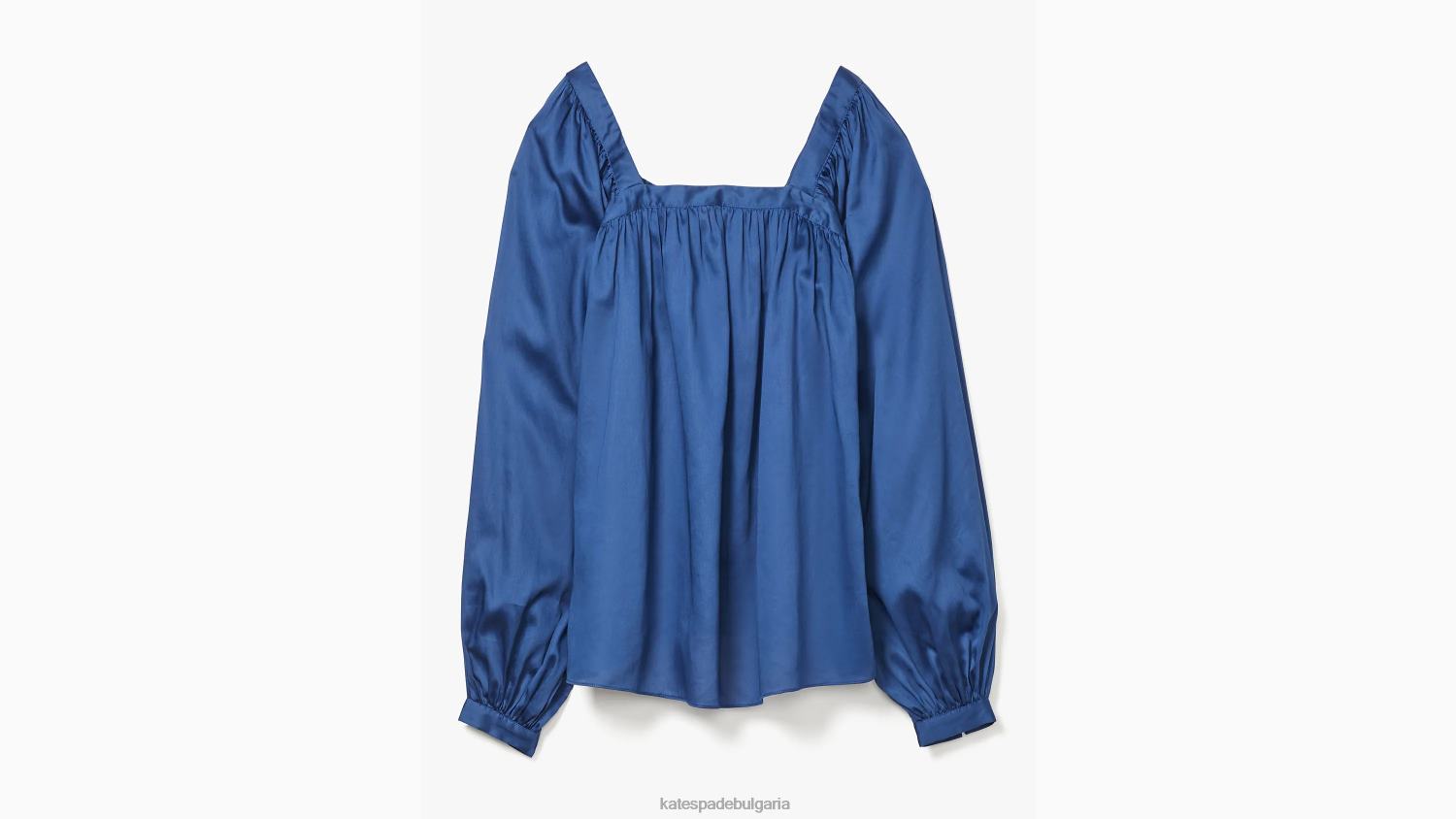 облекло Kate Spade горнище с квадратно деколте от воал френски флот Жени 2N00B943