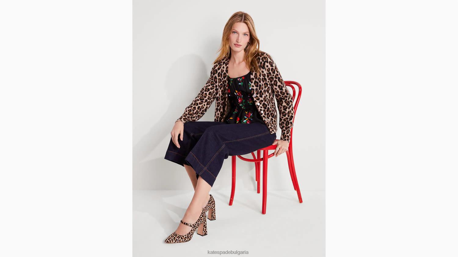 облекло Kate Spade есенно горнище Ривиера с дълъг ръкав на цветя черен Жени 2N00B965