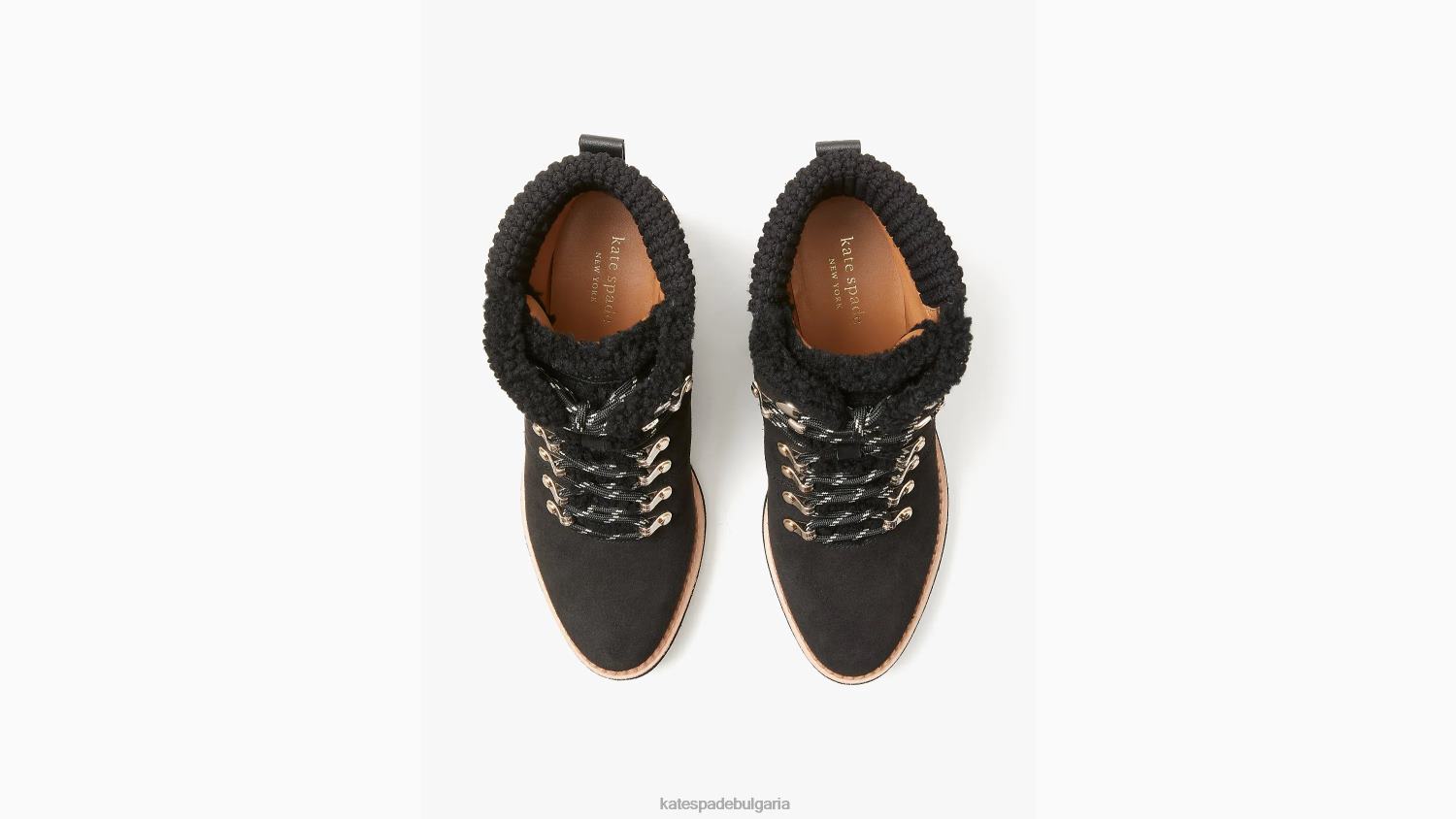 обувки Kate Spade ботуши на върбов клин черен Жени 2N00B583