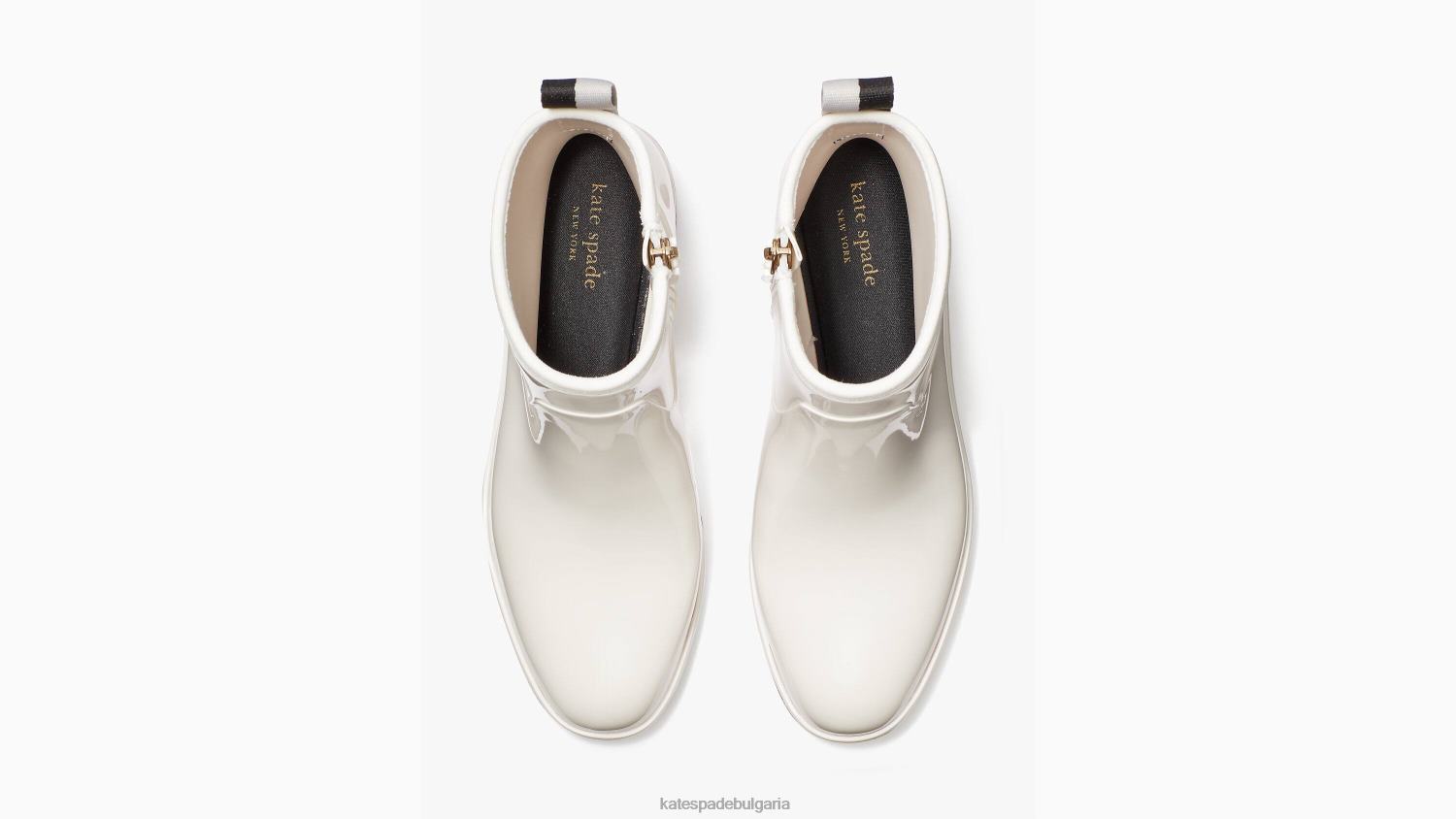 обувки Kate Spade ботуши за дъжд от локви пергамент/кристал Жени 2N00B638