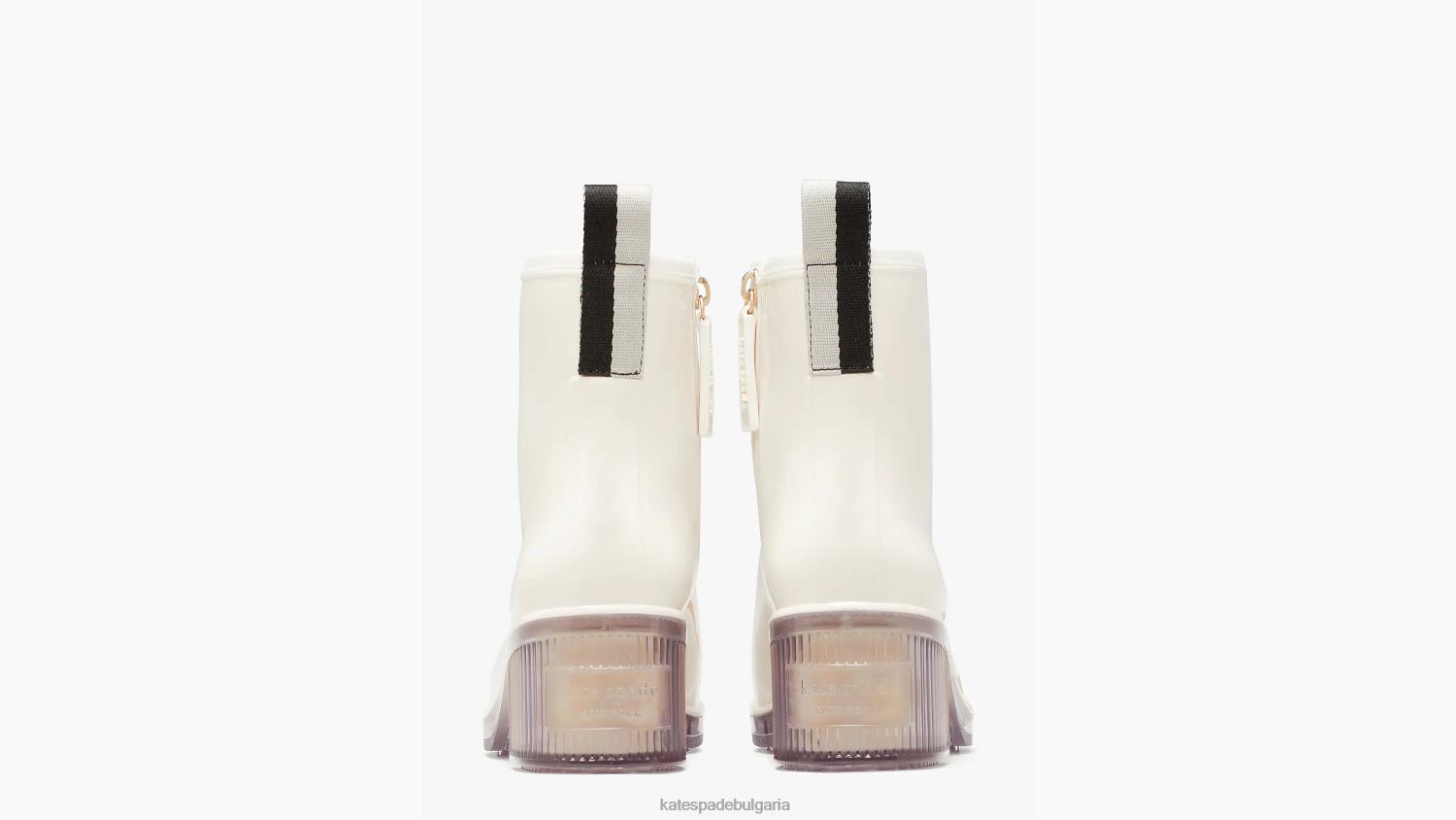 обувки Kate Spade ботуши за дъжд от локви пергамент/кристал Жени 2N00B638