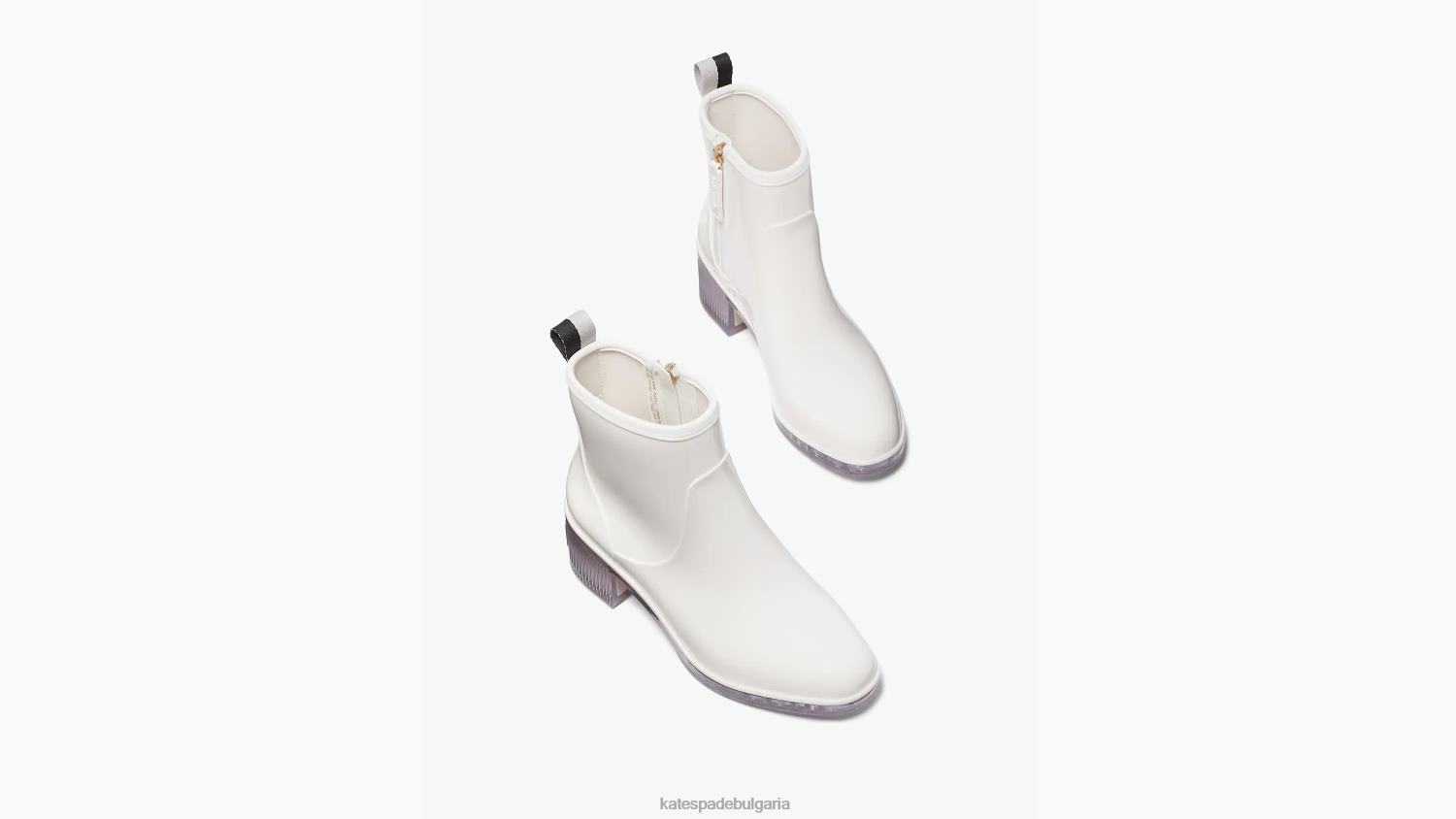 обувки Kate Spade ботуши за дъжд от локви пергамент/кристал Жени 2N00B638