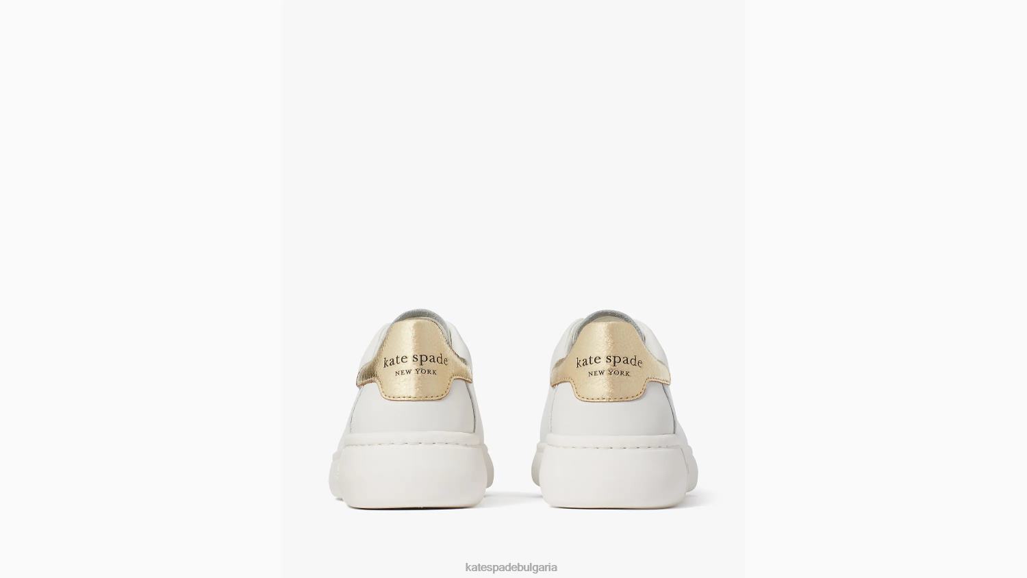 обувки Kate Spade лифт маратонки оптика бяло/бледо злато Жени 2N00B539