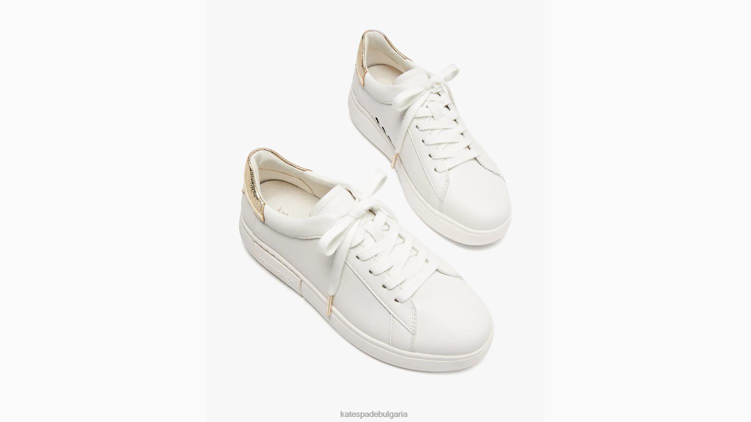обувки Kate Spade лифт маратонки оптика бяло/бледо злато Жени 2N00B539