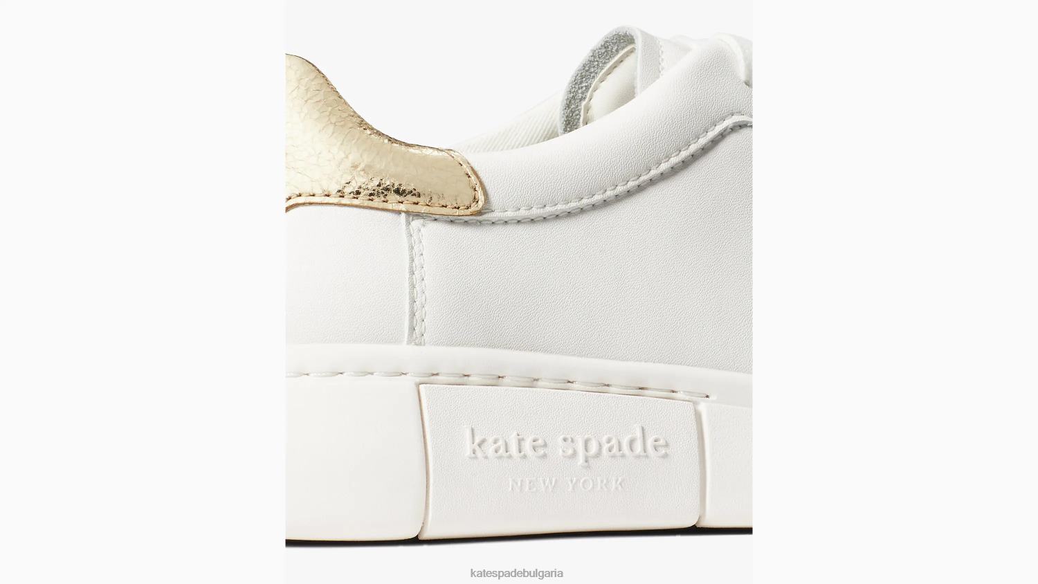обувки Kate Spade лифт маратонки оптика бяло/бледо злато Жени 2N00B539