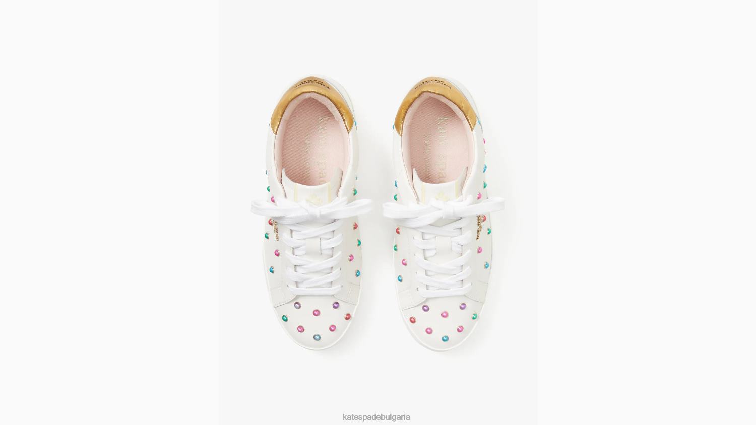 обувки Kate Spade маратонки ace gem оптика бяло/златно Жени 2N00B660