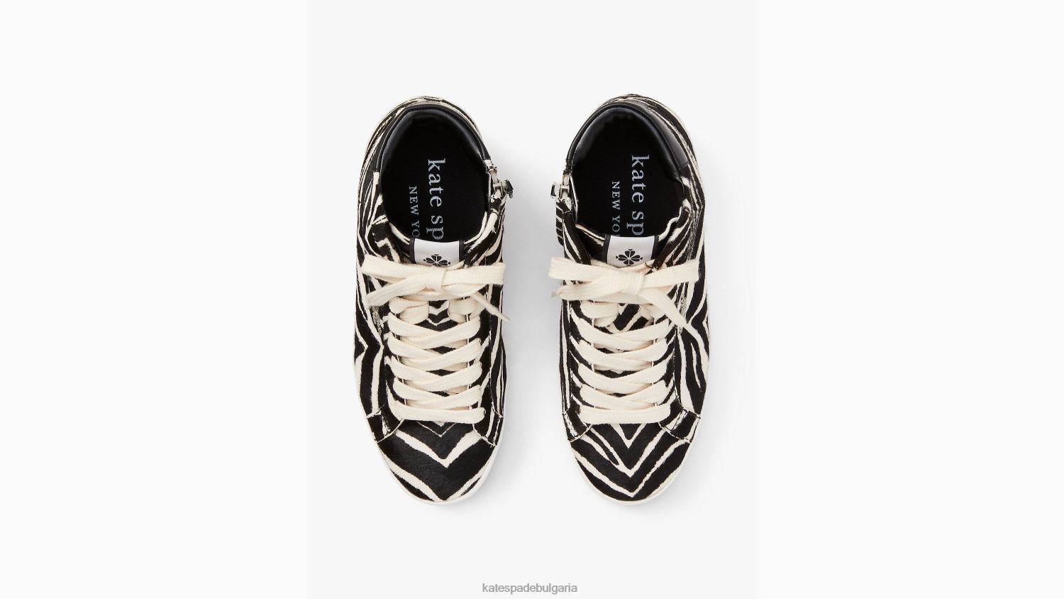 обувки Kate Spade високи маратонки ace zebra blk/cream Жени 2N00B623