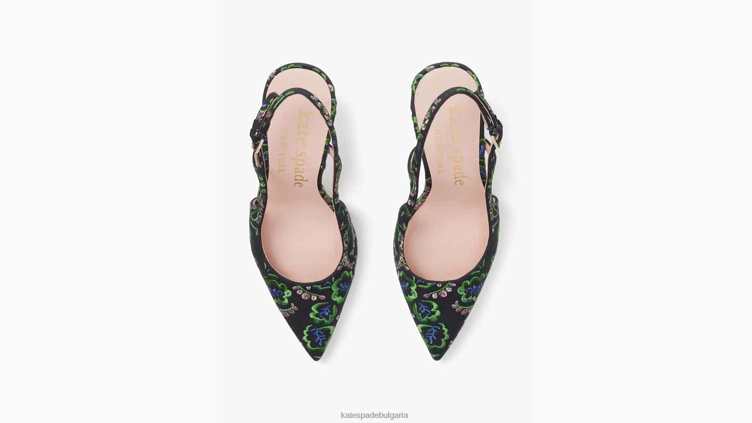 обувки Kate Spade помпи valerie slingback блейзър син/пикник на цветя Жени 2N00B574