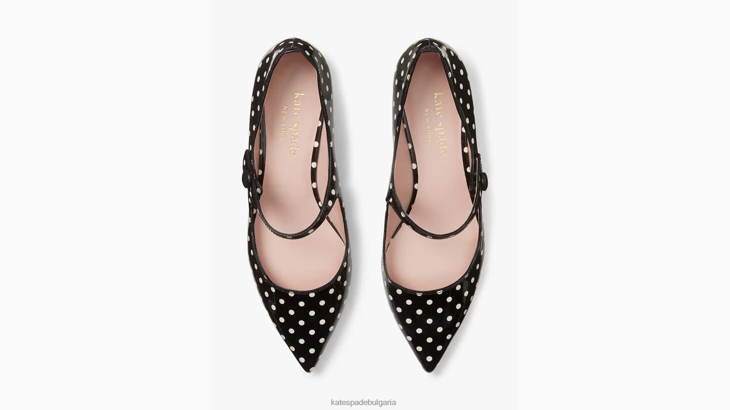 обувки Kate Spade мая апартаменти черно/кремаво Жени 2N00B587