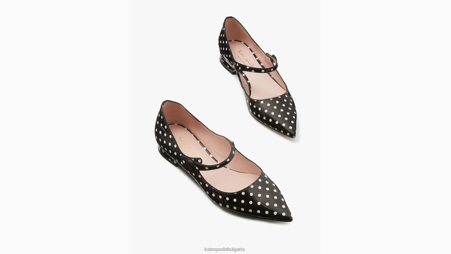 обувки Kate Spade мая апартаменти черно/кремаво Жени 2N00B587