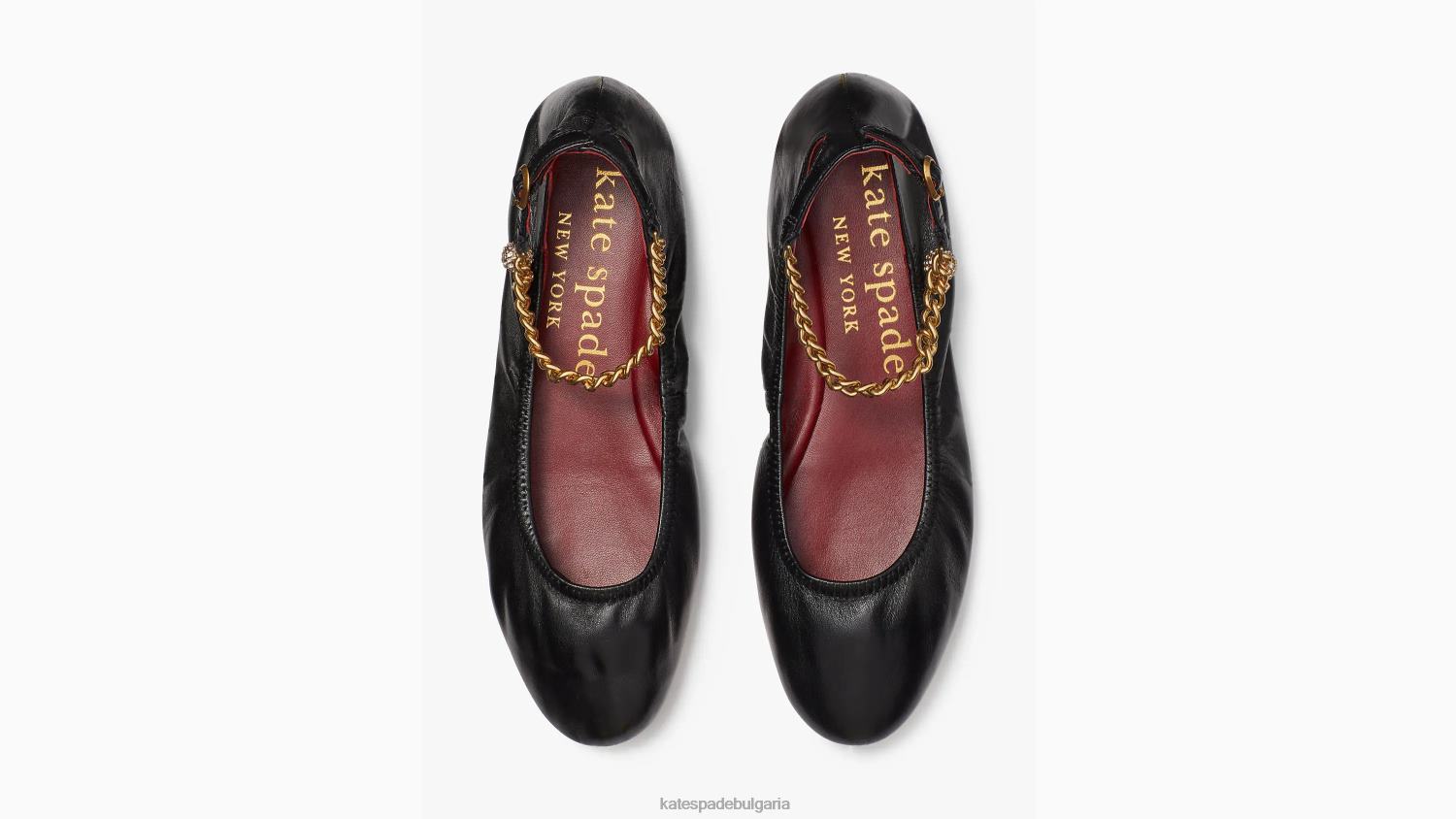 обувки Kate Spade смачкване на апартаменти черен Жени 2N00B641