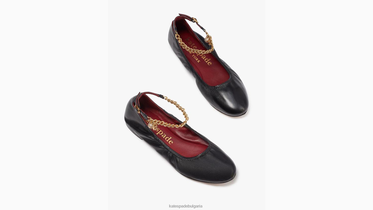 обувки Kate Spade смачкване на апартаменти черен Жени 2N00B641