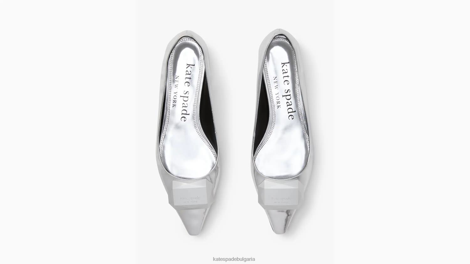 обувки Kate Spade бижута апартаменти сребро Жени 2N00B657