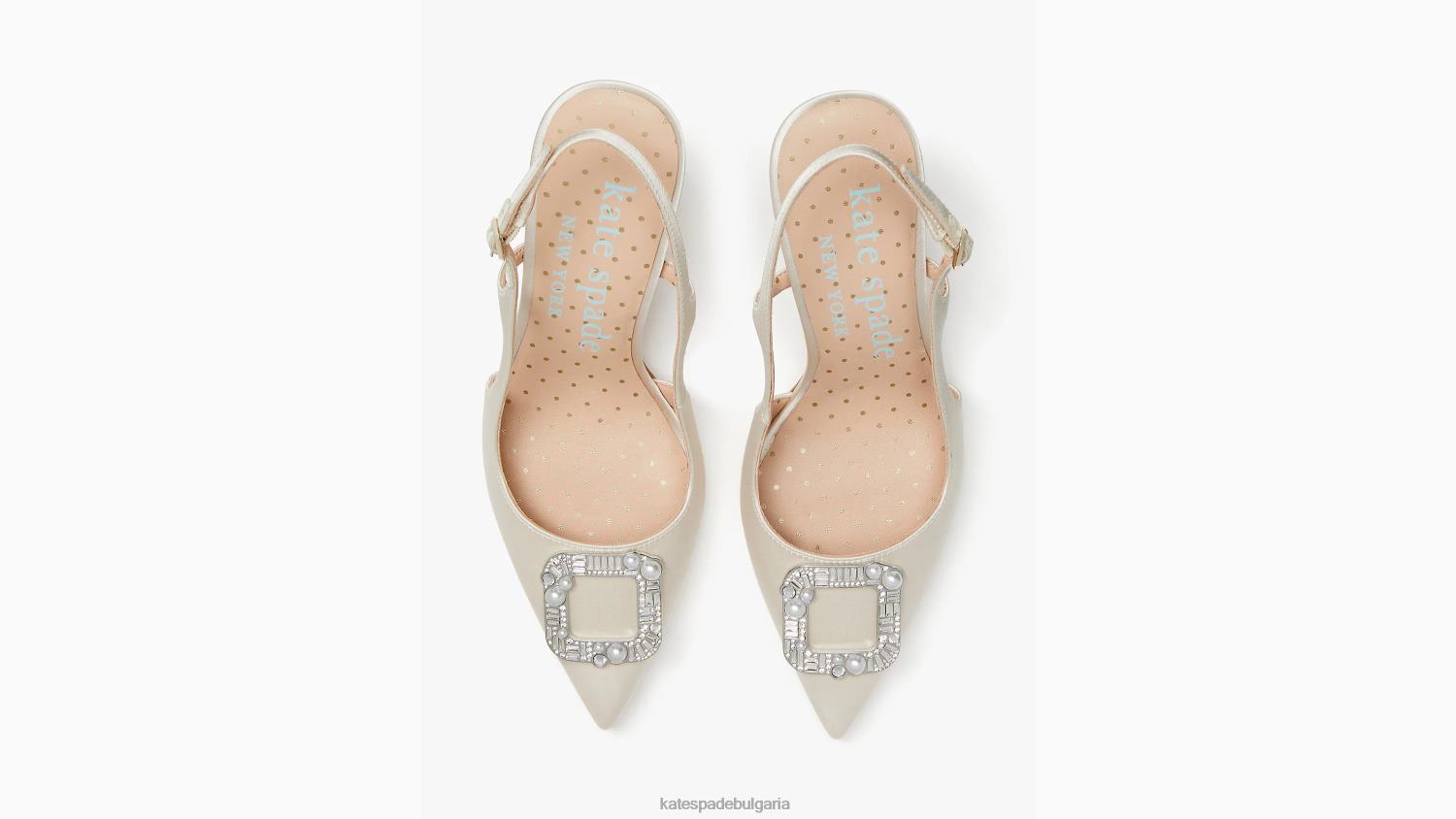 обувки Kate Spade помпи със закопчалка булчинска слонова кост Жени 2N00B628