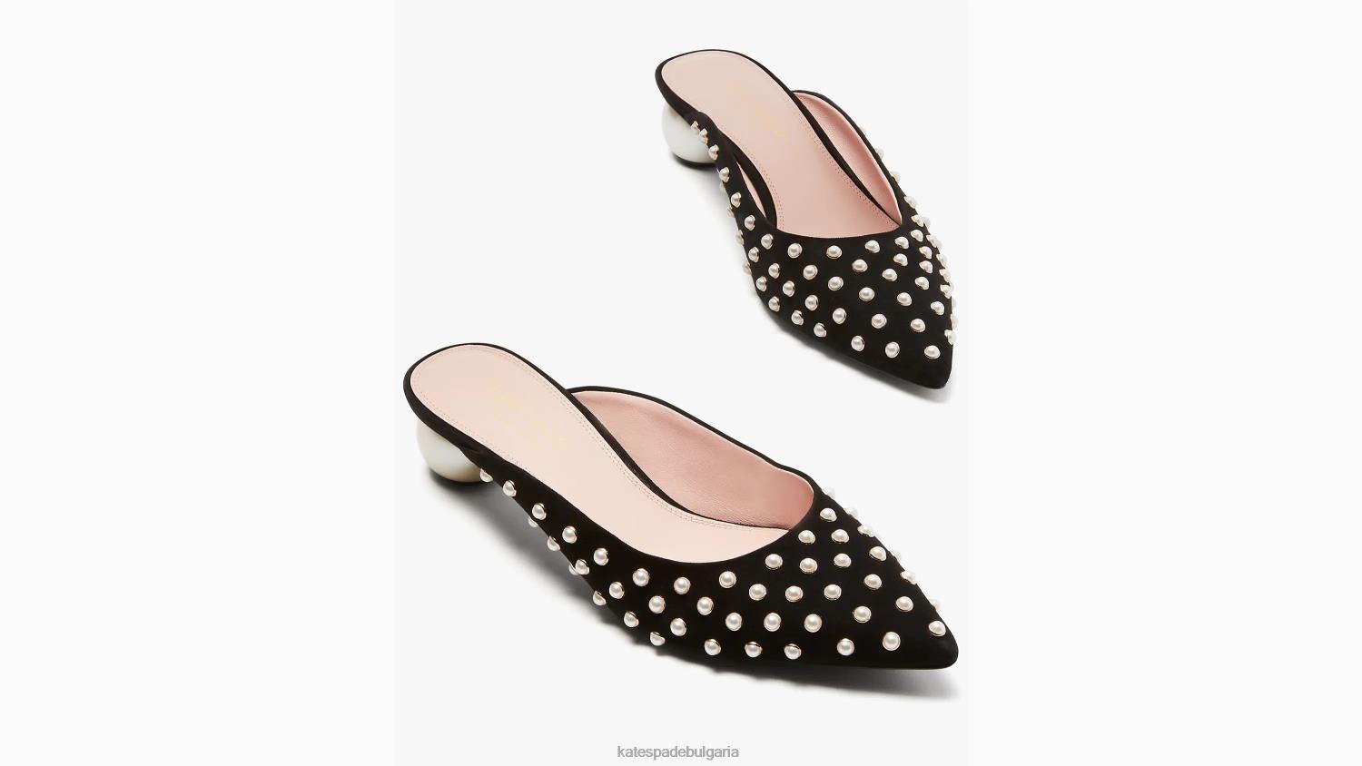 обувки Kate Spade честни помпи черна слонова кост Жени 2N00B634