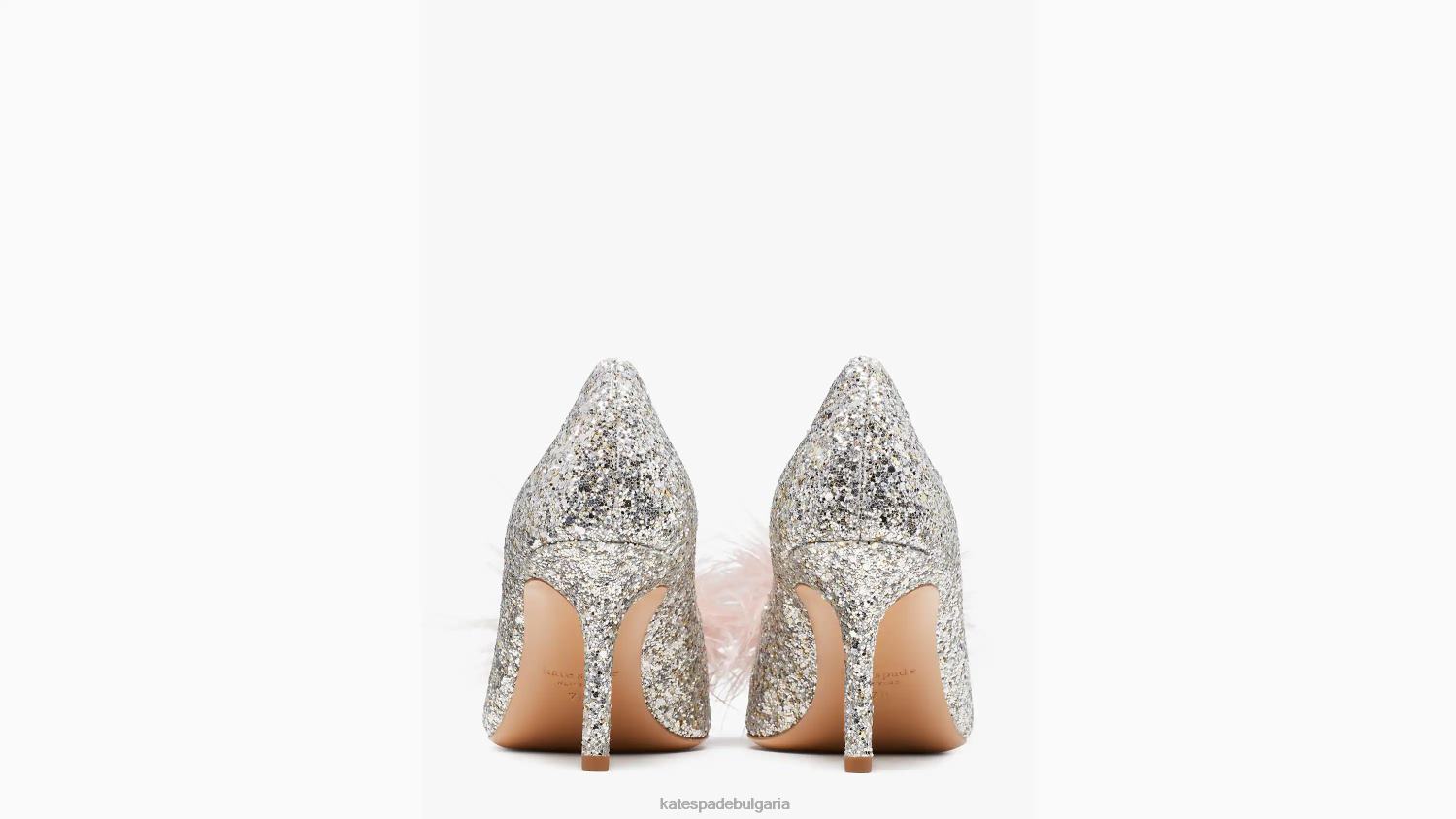 обувки Kate Spade марабу помпи злато сребро Жени 2N00B647