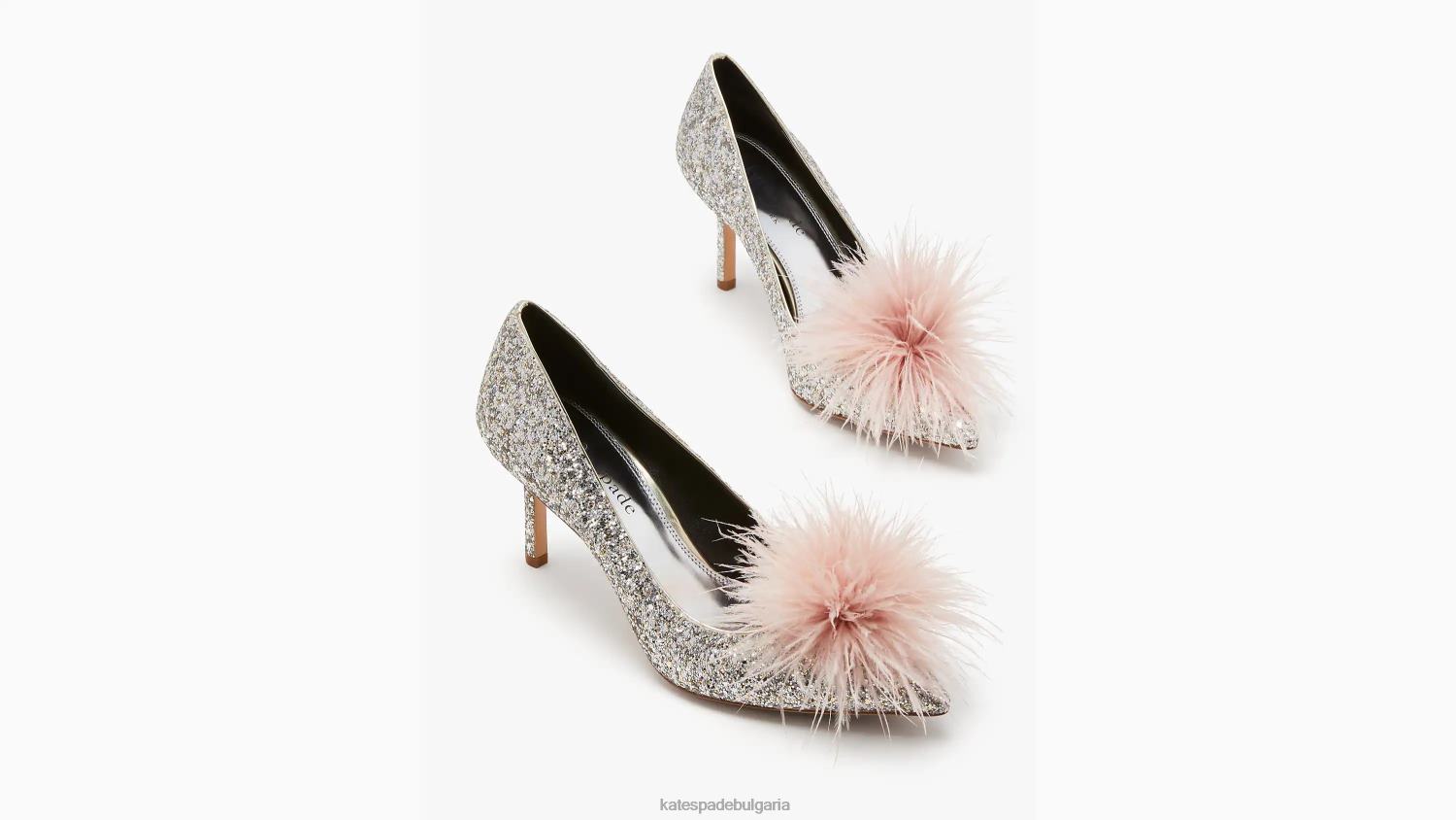 обувки Kate Spade марабу помпи злато сребро Жени 2N00B647