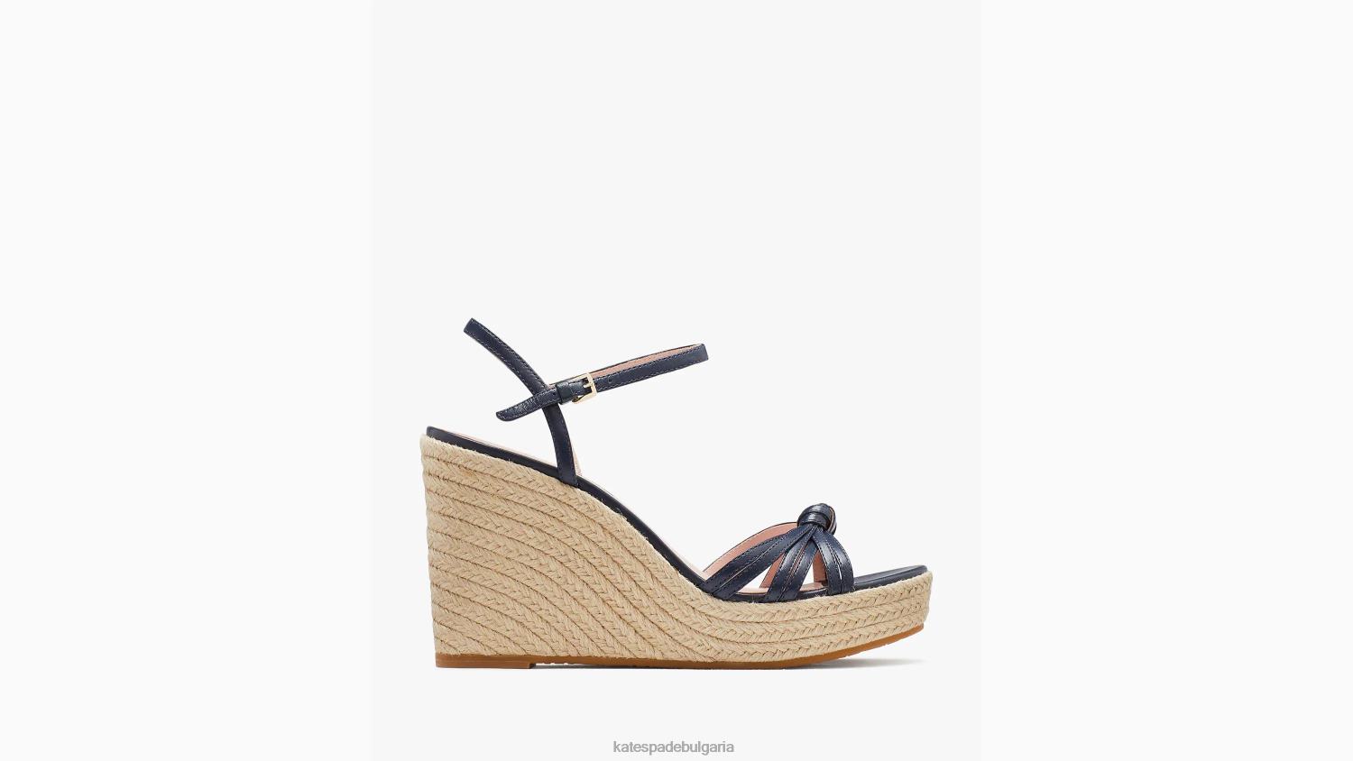 обувки Kate Spade теса еспадрили клинове сако синьо Жени 2N00B512