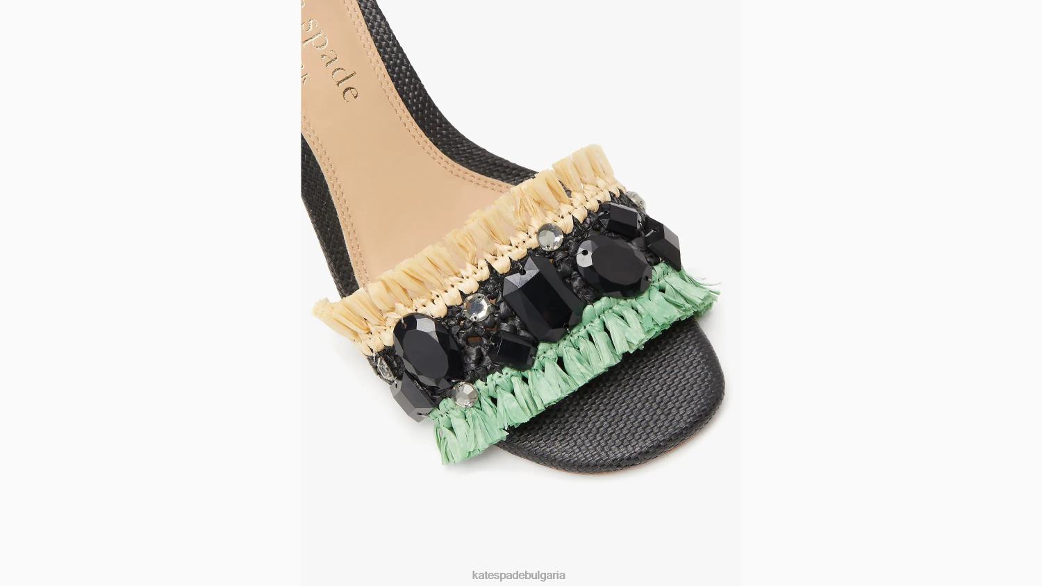 обувки Kate Spade бора бора сандали черен/натурален/ментов Жени 2N00B559