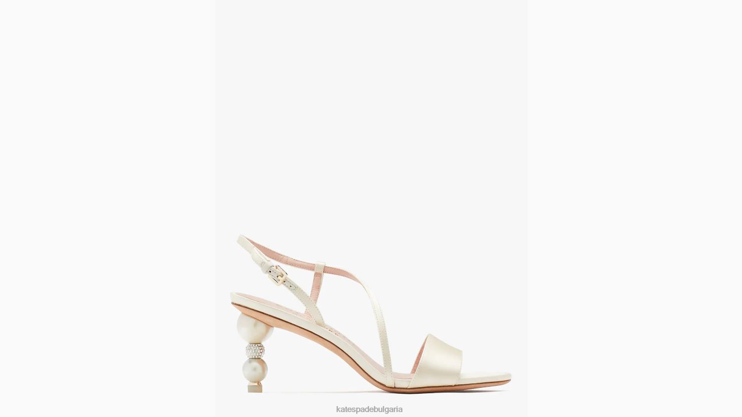 обувки Kate Spade блестящи и блестящи сандали слонова кост Жени 2N00B570